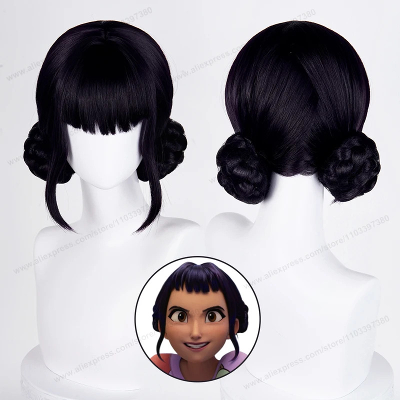 Zoey Cosplay Wig Synthetic Bla - đánh giá và giá Anime Zoey Cosplay