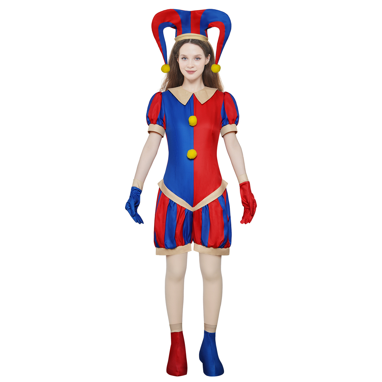Pomni Cosplay Jumpsuit with Ha - đánh giá và giá Anime Cosplay Show
