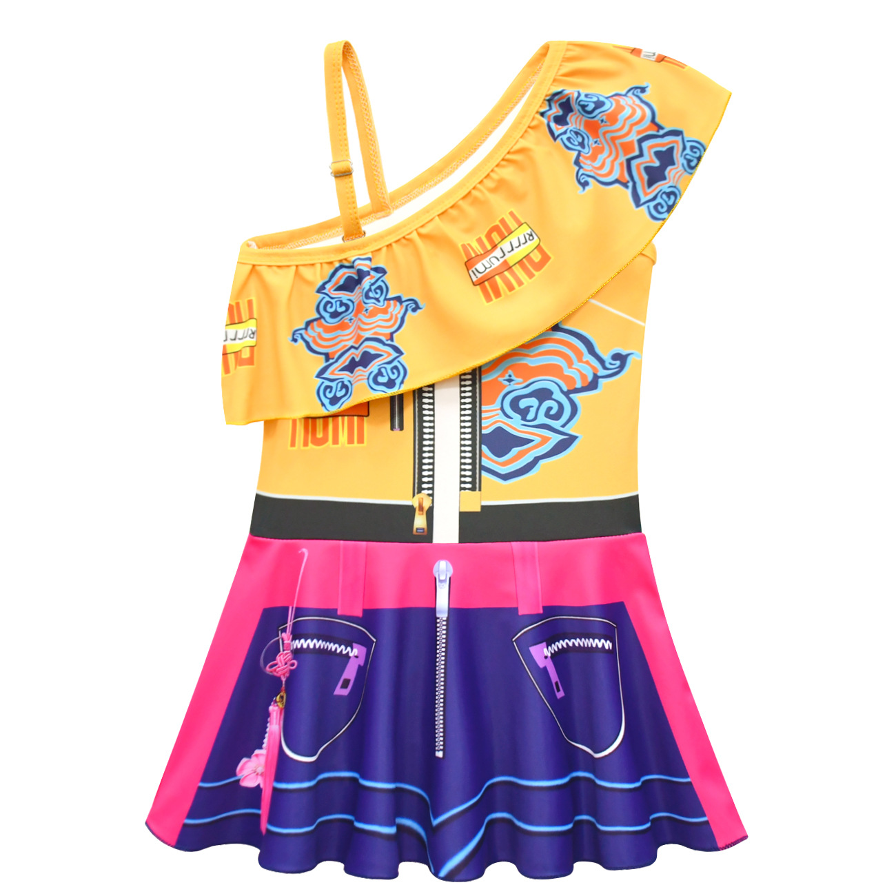 2pcs/set Kids Girls' One-Shoul - đánh giá và giá Anime Zoey Cosplay